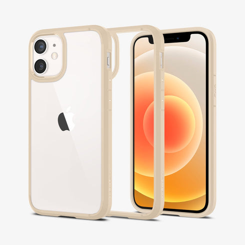 ACS01618 - iPhone 12 Pro Max Case Ultra Hybrid in crystal clear showing the back
